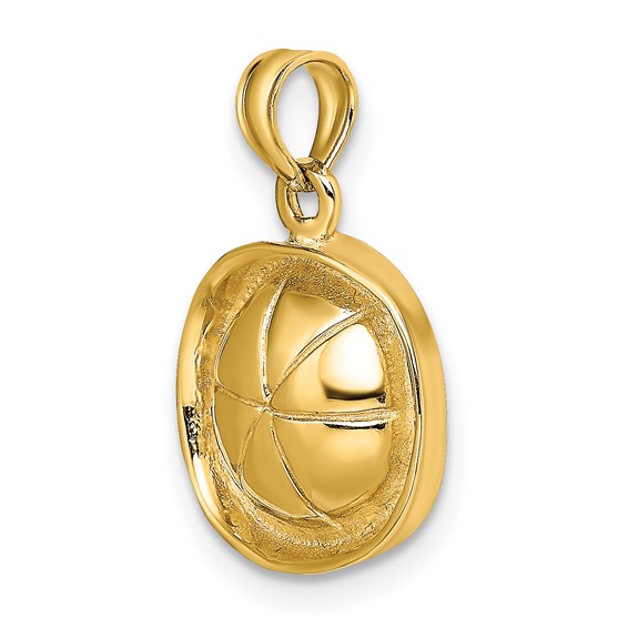 14K 3-D Sailor Hat Charm