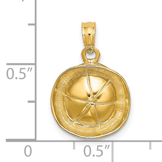 14K 3-D Sailor Hat Charm