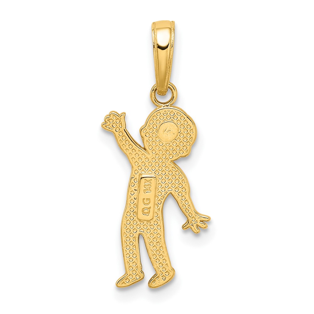14K Boy Pendant (K3173)