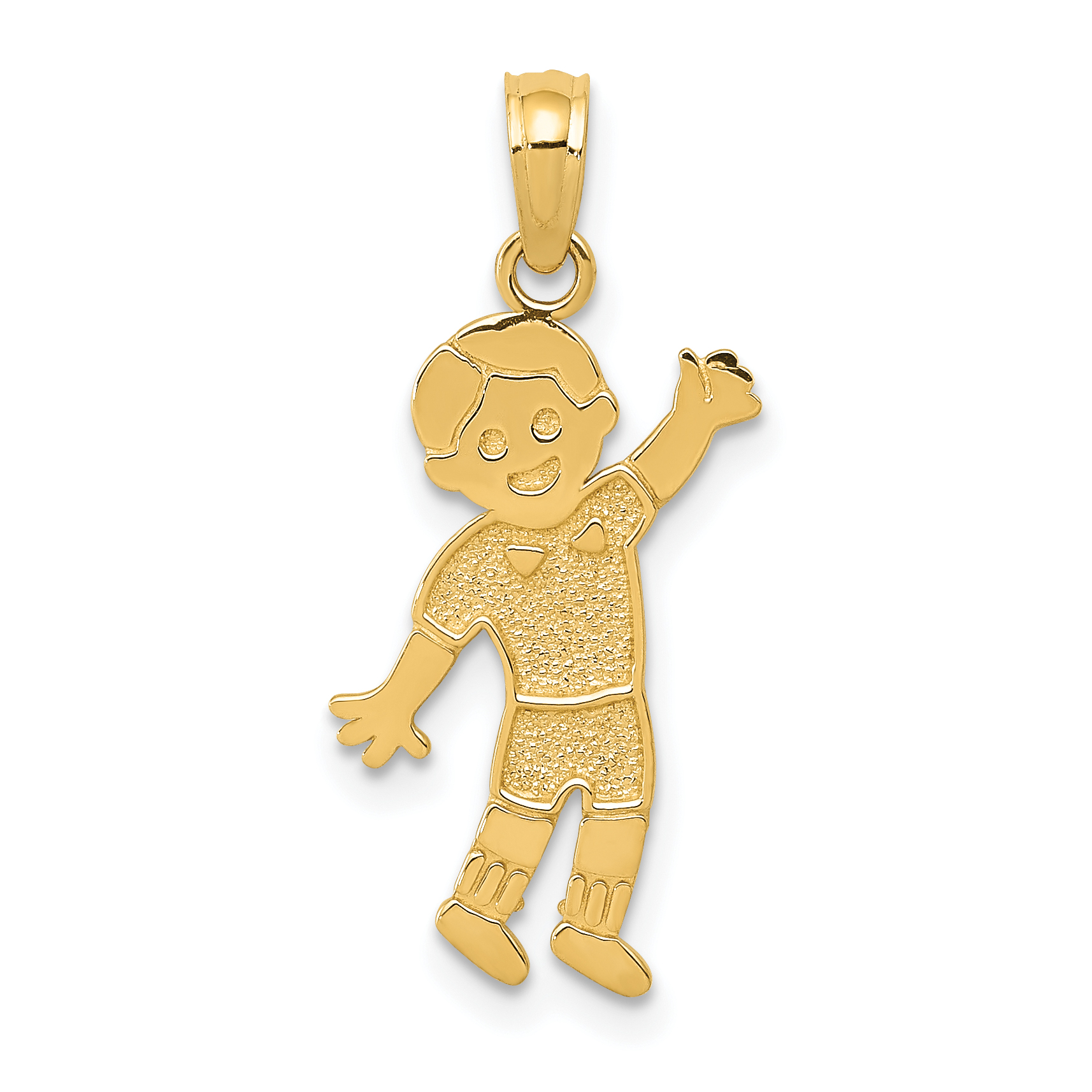 14K Boy Pendant (K3173)