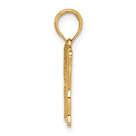 Gold Polished Butterfly Pendants