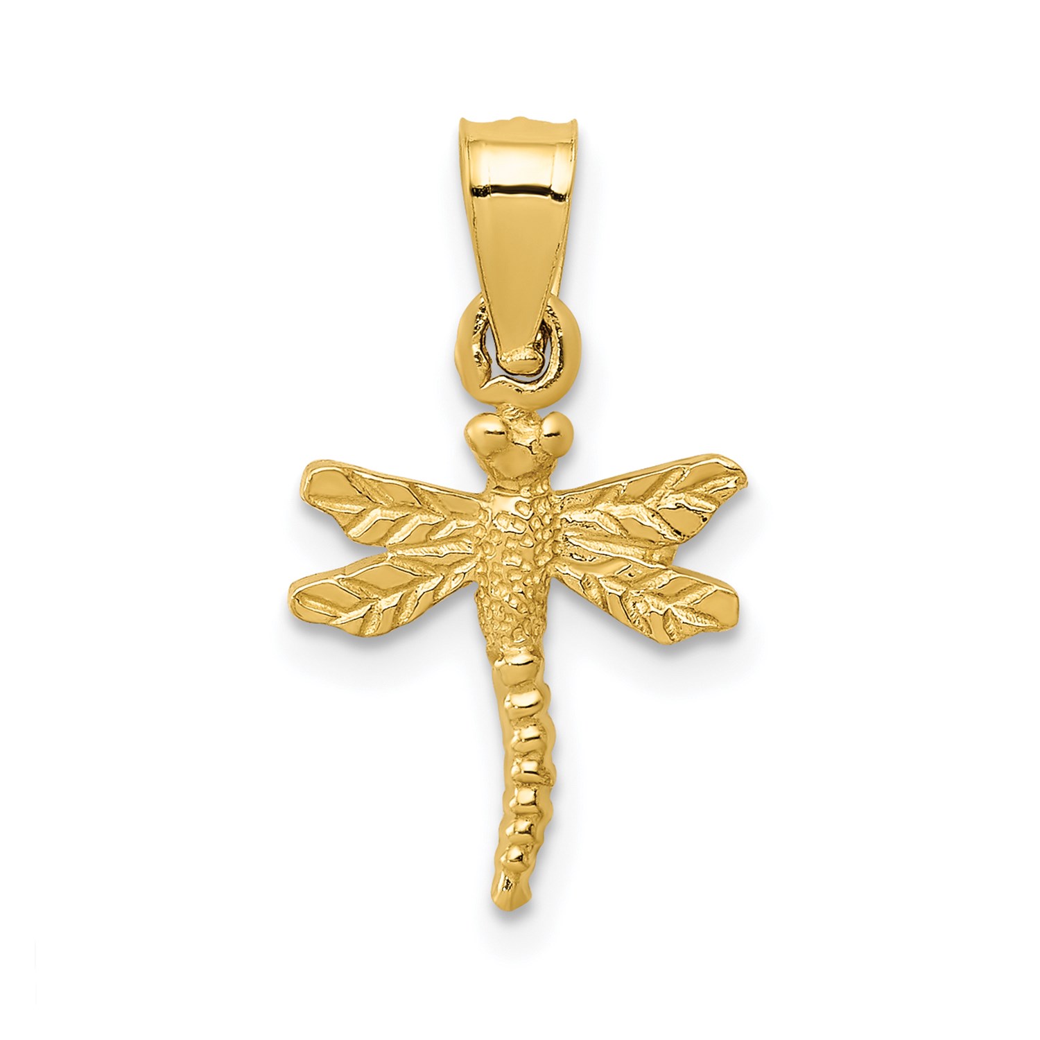 14k Yellow Gold Dragonfly Pendant 0 7in Long Image Is Loading 14k Yellow Gold Dragonfly Pendant 0 7in Long