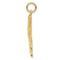 14K Yellow Gold Parrot Charm view 2