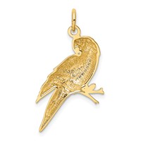 14K Yellow Gold Parrot Charm view 3