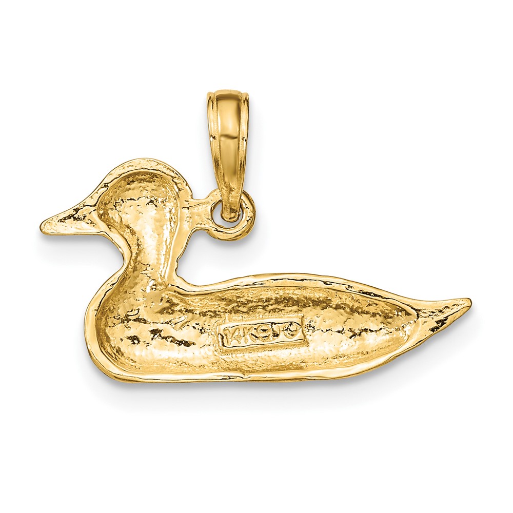 14k Mallard Charm (K3265)