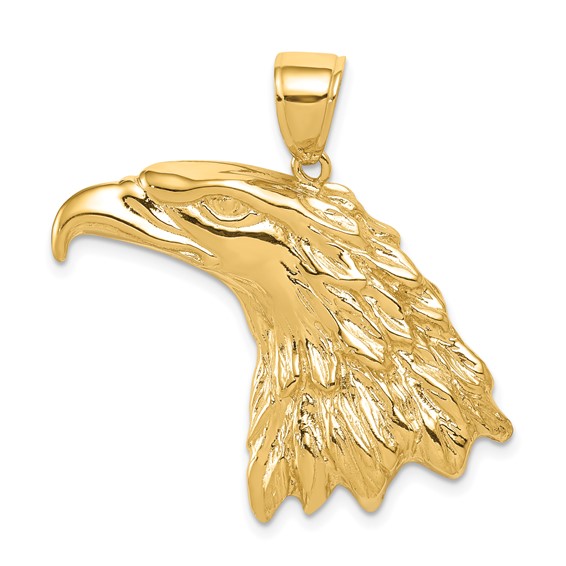 Gold Polished Eagle Pendants