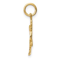 14K Yellow Gold Rooster Charm view 2