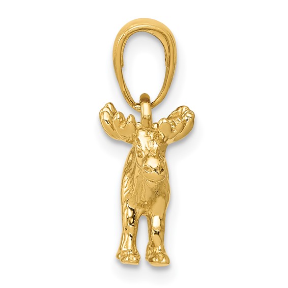 Gold Polished Forest Animal Pendants