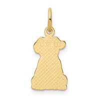 14K Puppy Charm view 3