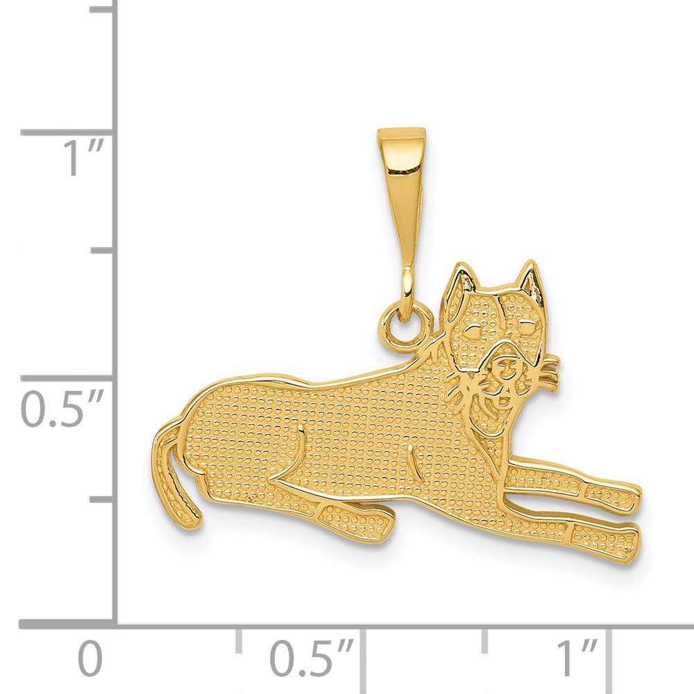 14k Pit Bull Pendant (K3394)