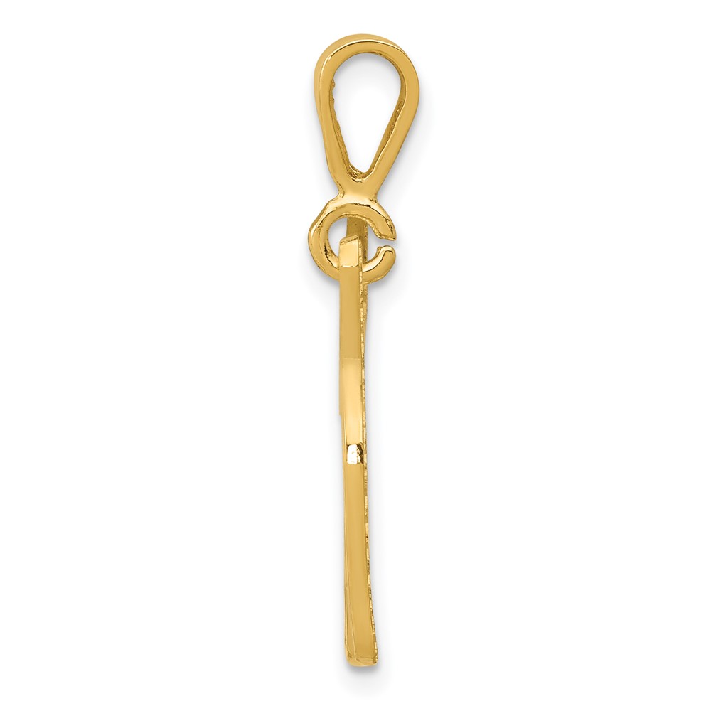 14k Jack Russell Terrier Dog Pendant (K3399)