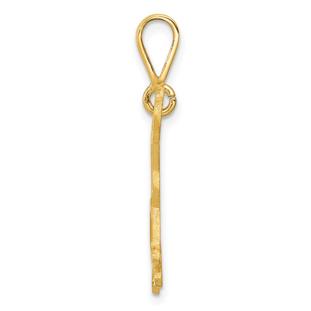 14k Labrador Dog Pendant (K3409)