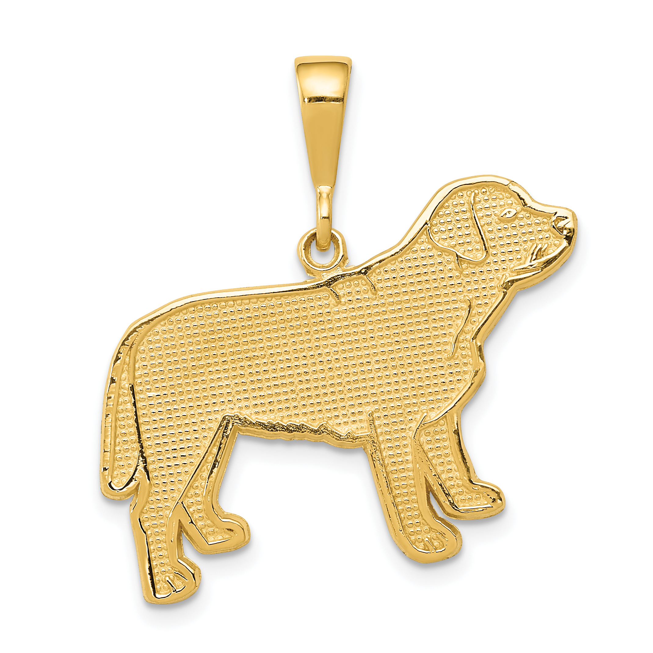 14k Labrador Dog Pendant (K3409)