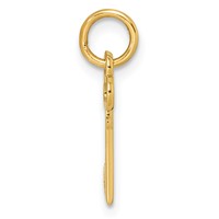 14K Key Letter H Initial Charm view 2