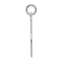 14K White Gold Scissors Charm view 2