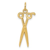 14K Yellow Gold Scissors Charm view 1