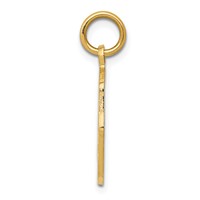 14K Yellow Gold Comedy Mask Charm view 2