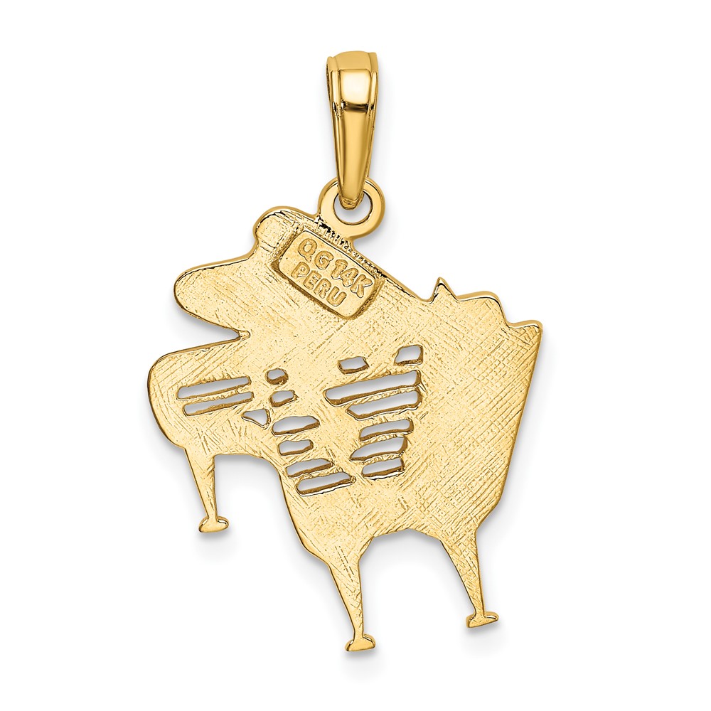14k Piano Pendant (K3506)