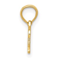 14K Yellow Gold Electric Guitar Pendant view 2