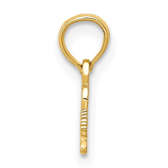 Gold Electric Guitar Charm