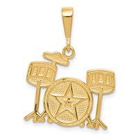 14K Drum Set Charm view 1