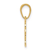 14K Yellow Gold Gymnastics Pendant view 2