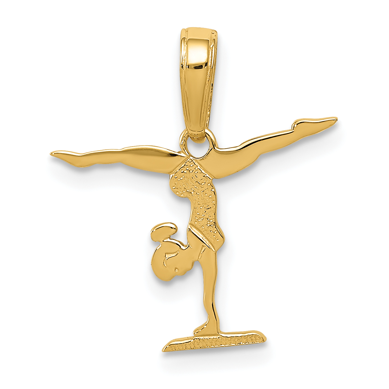 14k Gymnastics Pendant (K3530)