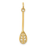 14K Yellow Gold Lacrosse Stick Charm view 1