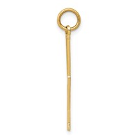 14K Goalie Stick Charm view 2