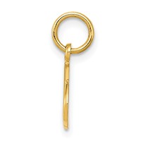 14K Yellow Gold Football Charm view 2