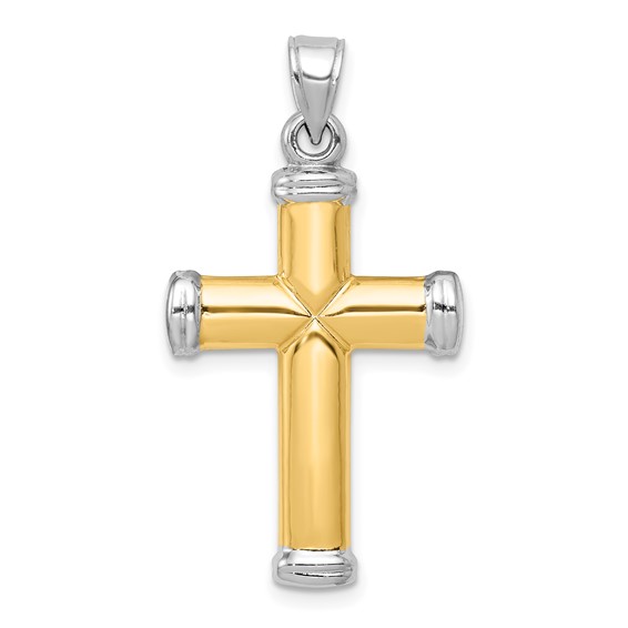 Gold Latin Cross Pendant