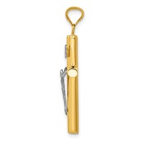 14K Two-tone Inri Crucifix Pendant view 2