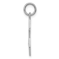 14K White Gold Star of David Charm view 2