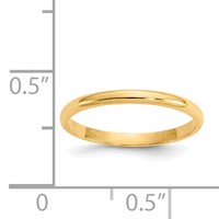 14K 1.5mm Band Size 3 Ring view 3