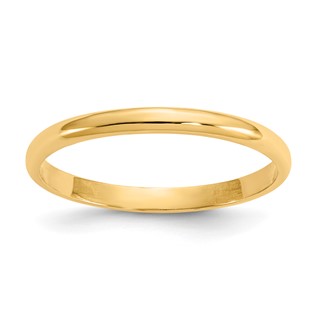 Gold Polished Children's Rings