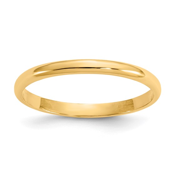 Gold Polished Children's Rings