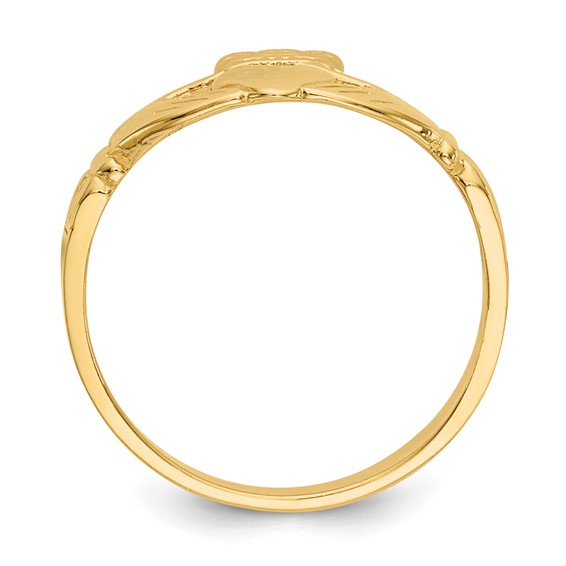 14k Claddagh Size 3 Baby / Childs Ring