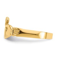 14K Claddagh Size 3 Ring view 4