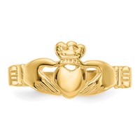14K Claddagh Size 3 Ring view 5