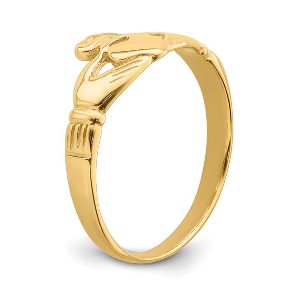 14k Claddagh Size 3 Baby / Childs Ring