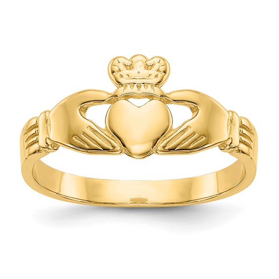 14k Claddagh Size 3 Baby / Childs Ring