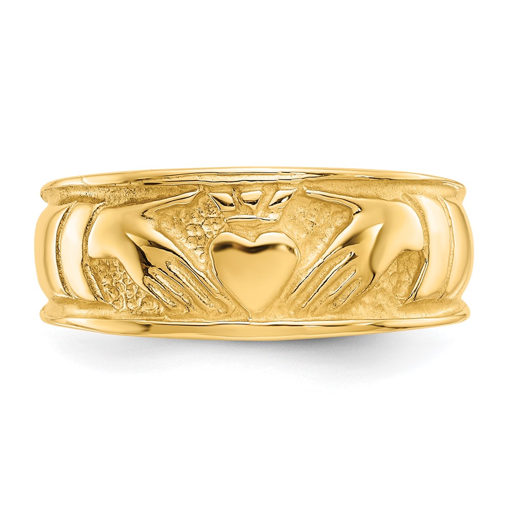 14k Ladies Claddagh Band (K3854)