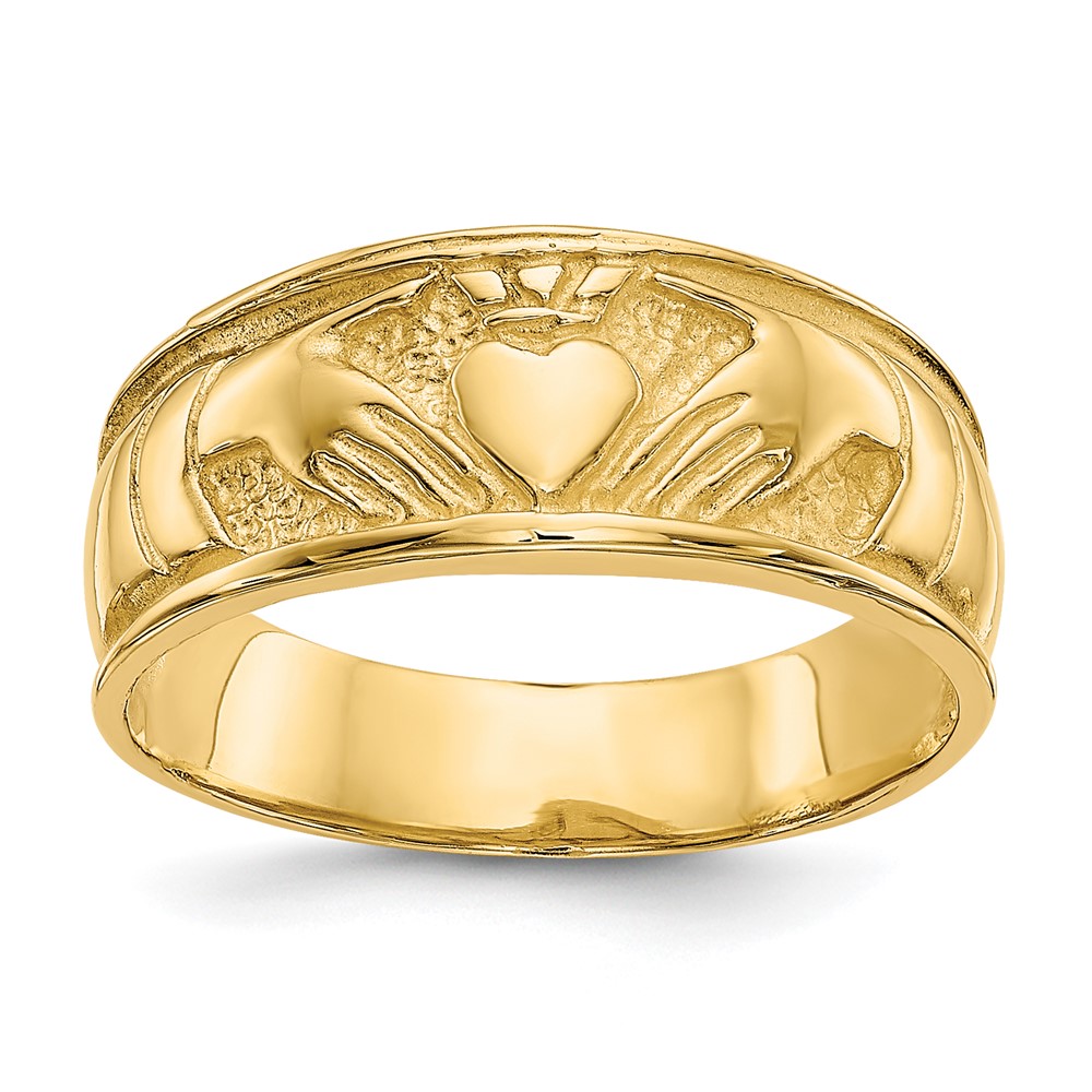 14k Ladies Claddagh Band (K3854)