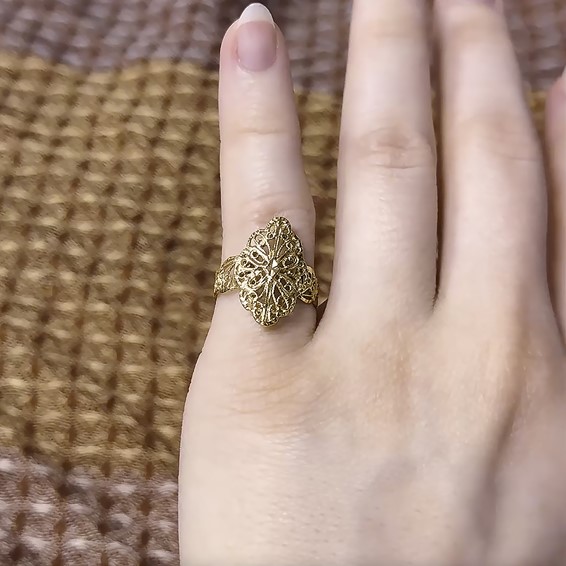 Gold Polished Fashion Rings