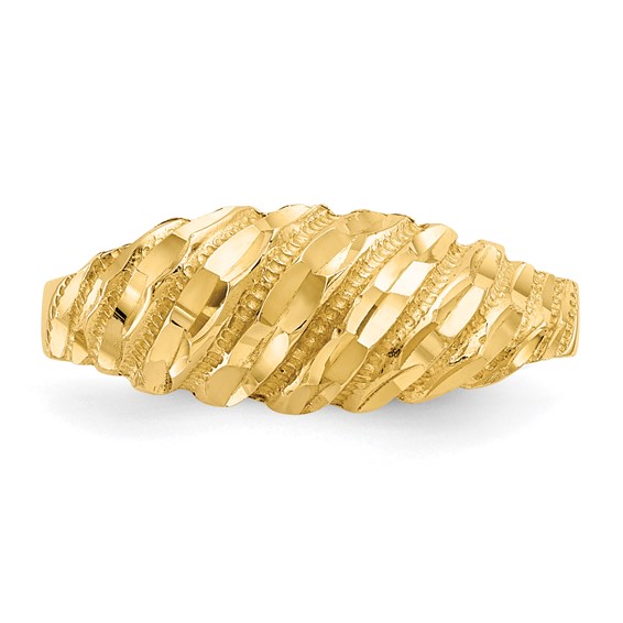 Gold Polished Classic Rings