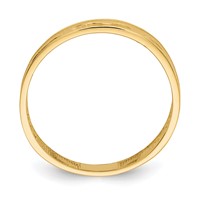14K Yellow Gold Footprints in the Sand Ring view 2