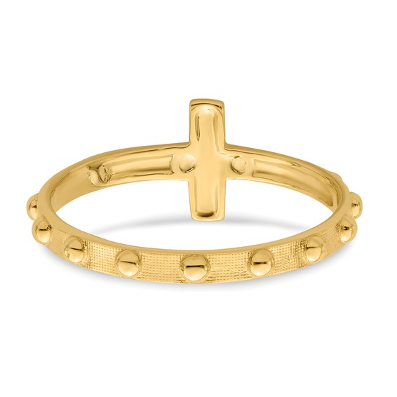 Gold Polished Religious Rings