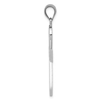 14K White Gold Ankh Cross Pendant view 2