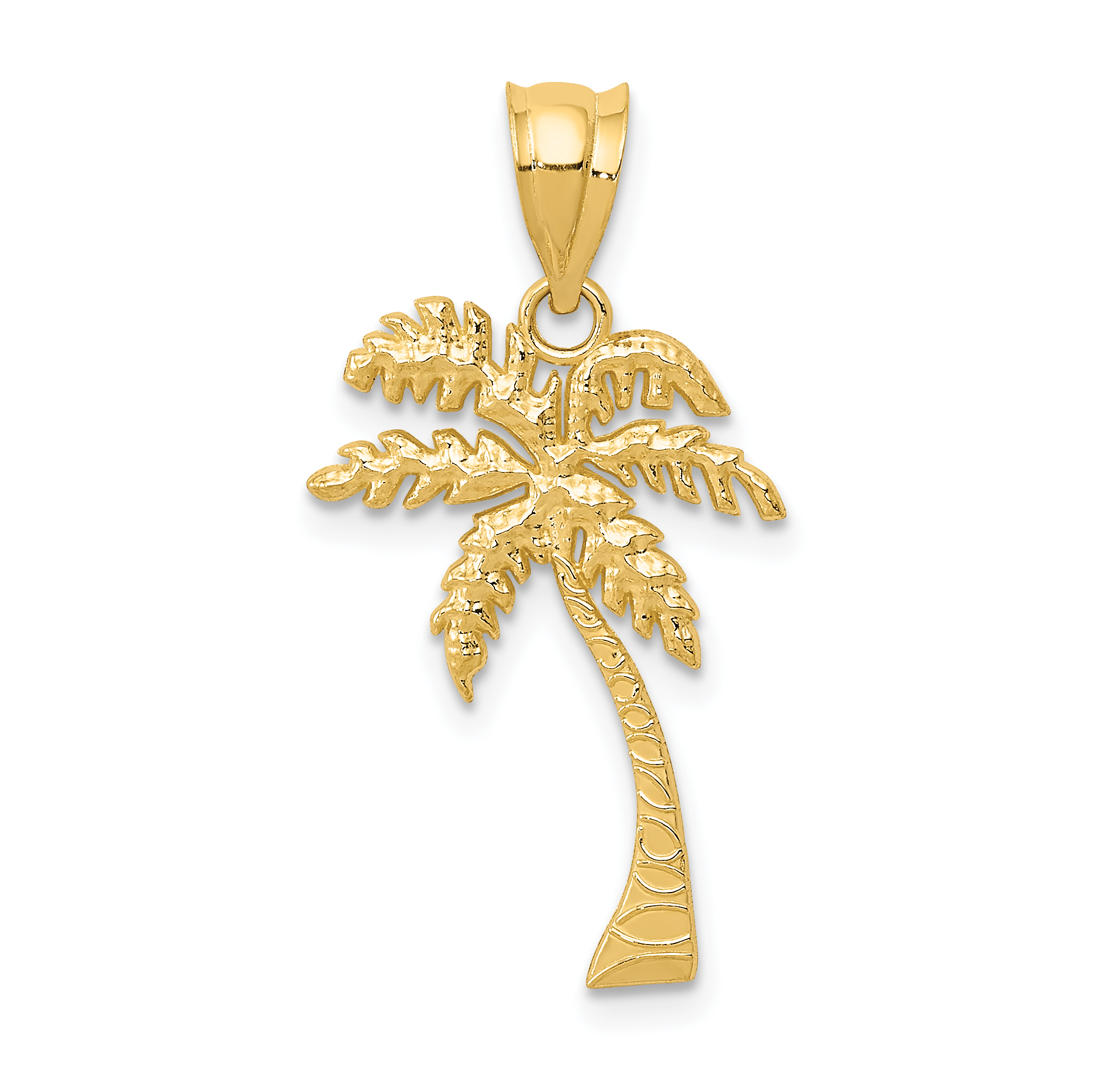 14k Mini Palm Tree Pendant (K4150)