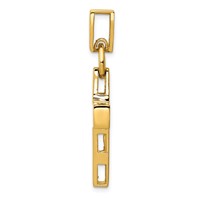 14K Hollow Cross Pendant view 2